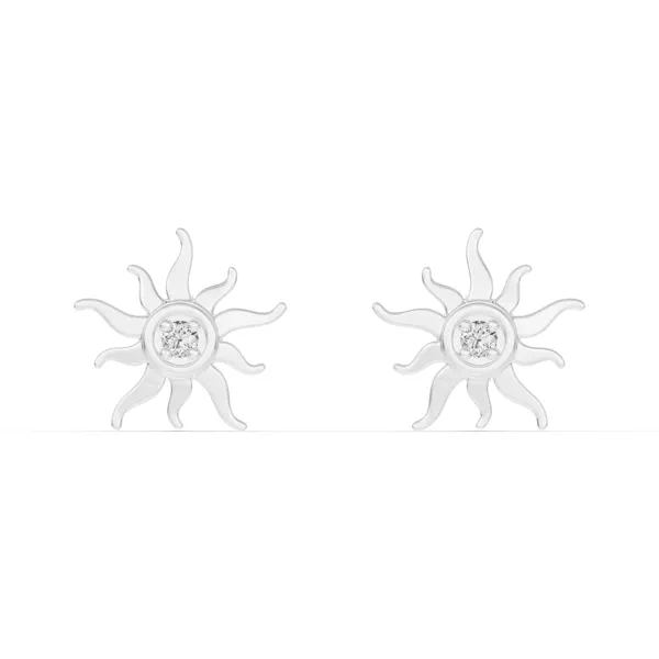 Astril Sunburst Lab Diamond Earrings