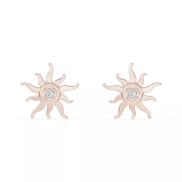 Astril Sunburst Diamond Earrings