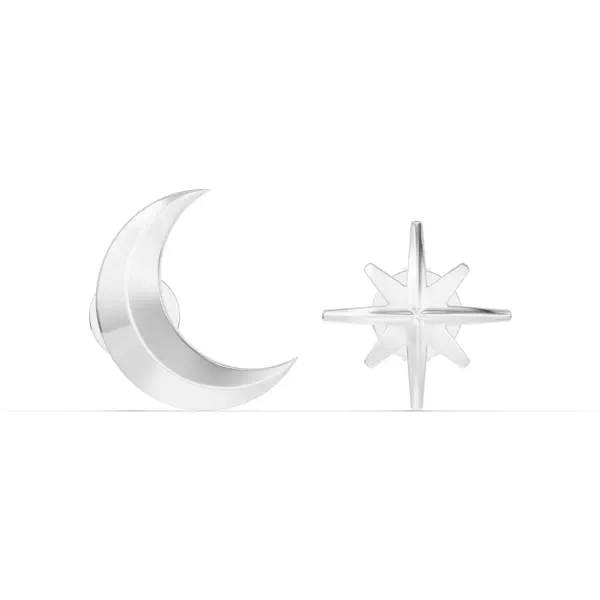 Astril Moon & North Star Earrings