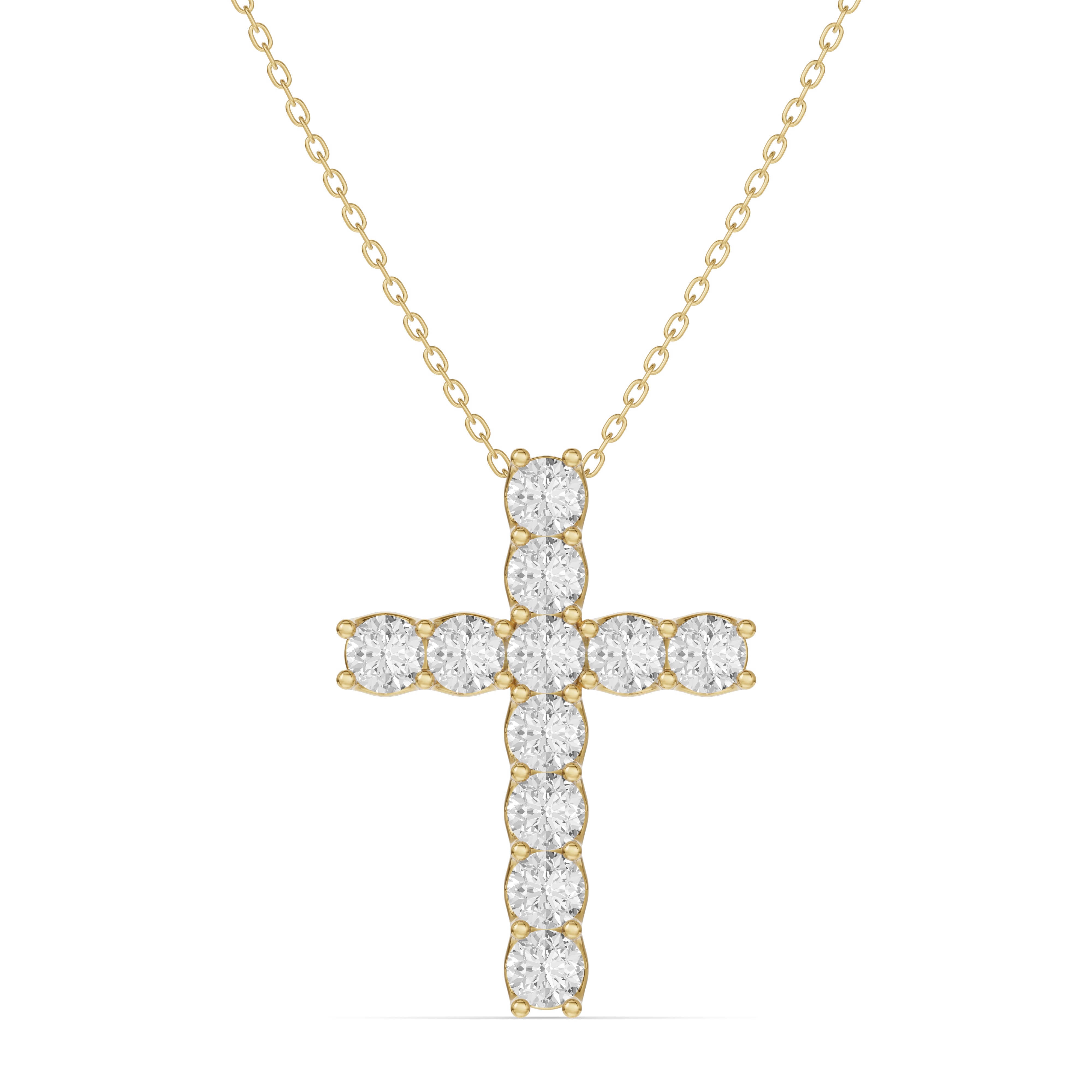 Unity Prong Diamond Cross Pendant (1.50 ct. tw.)