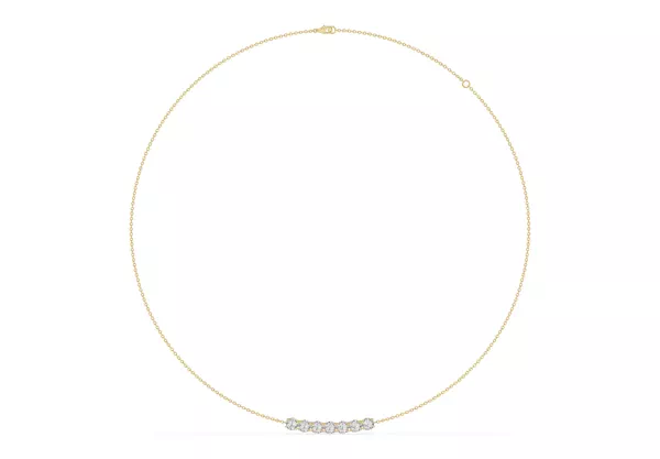 Unity Prong Lab Diamond Bar Necklace (1.75 ct. tw.)