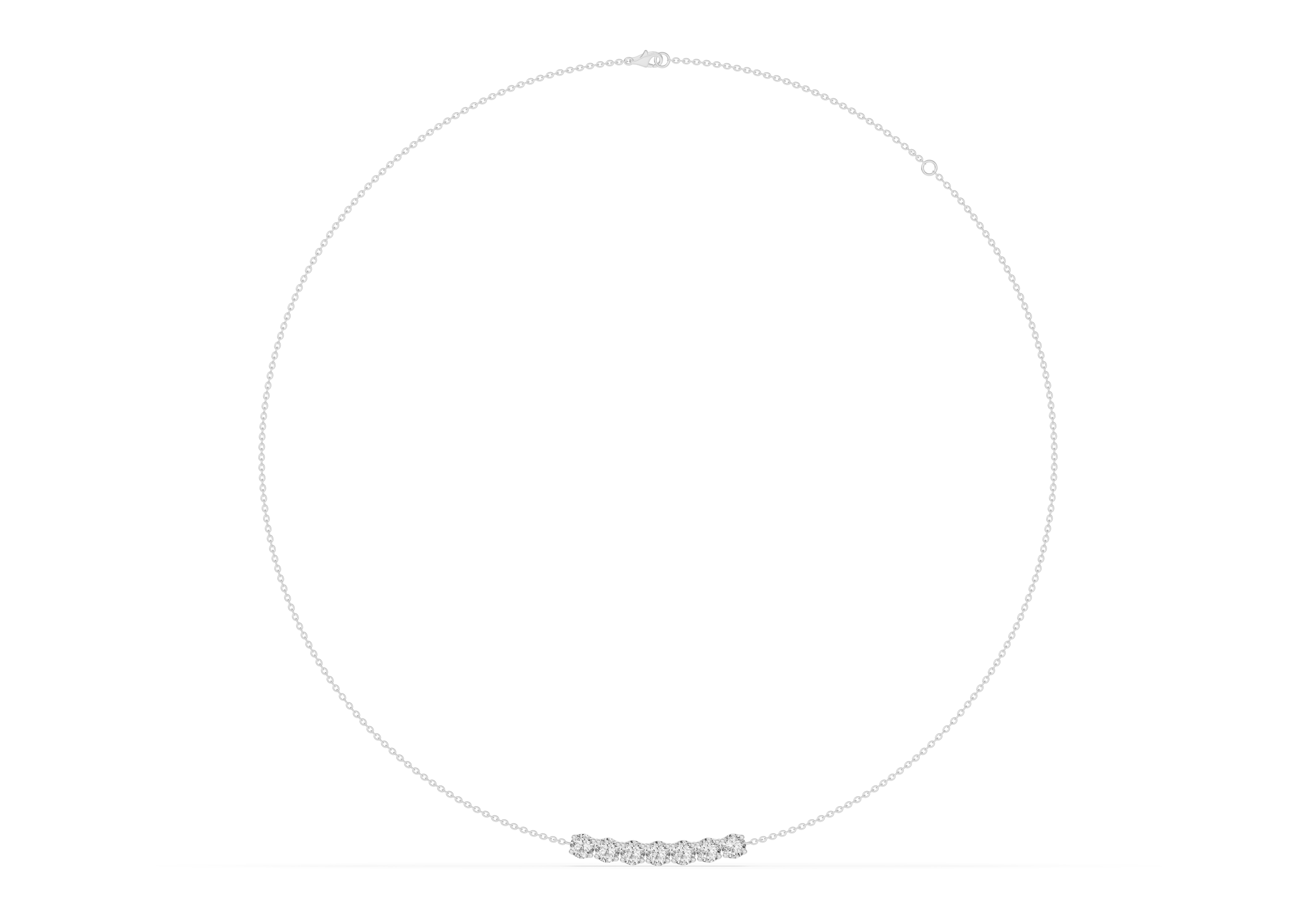Unity Prong Lab Diamond Bar Necklace (1.75 ct. tw.)