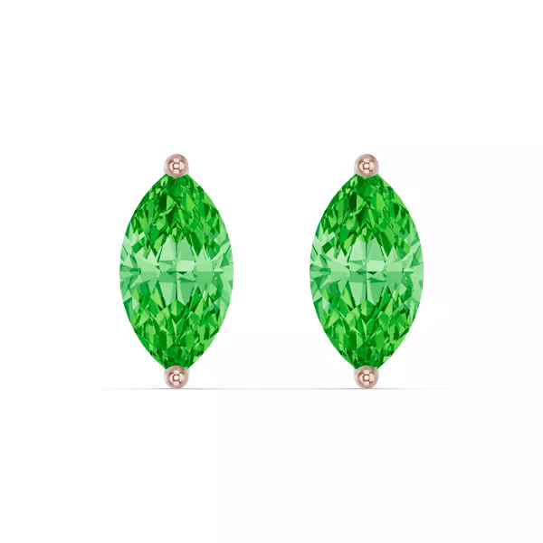 Marquise Tsavorite Stud Earrings