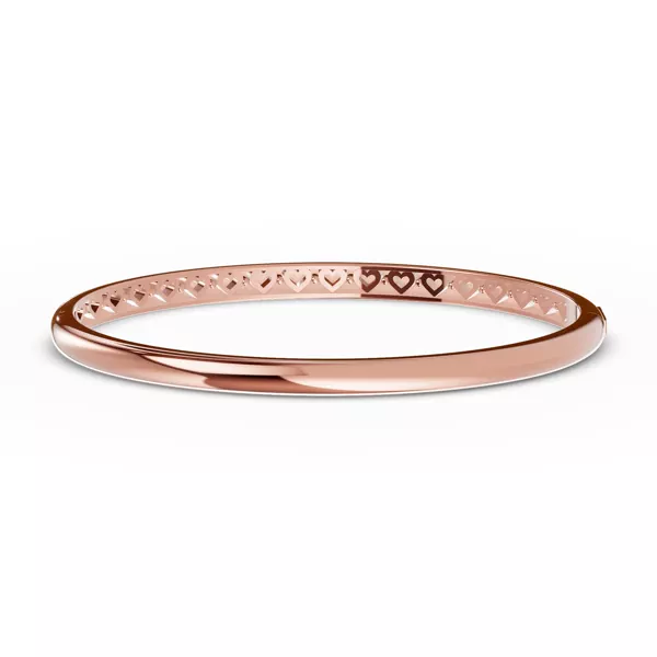 Inner Hearts Cutout Bangle