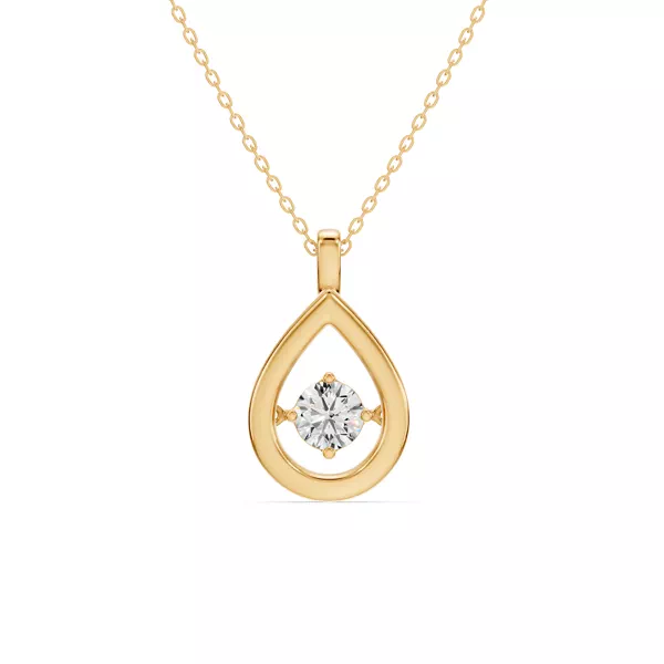 Evermotion Teardrop Lab Diamond Pendant (0.50 ct.)