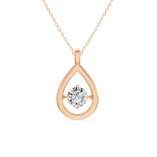 Evermotion Teardrop Lab Diamond Pendant (1.00 ct.)