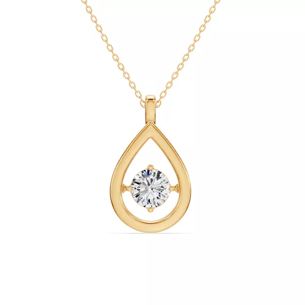 Evermotion Teardrop Lab Diamond Pendant (1.00 ct.)