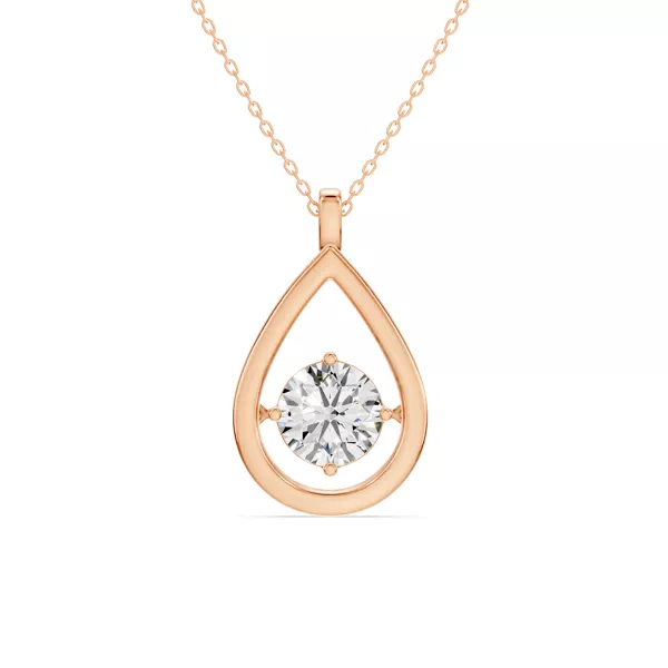 Evermotion Teardrop Lab Diamond Pendant (2.00 ct.)