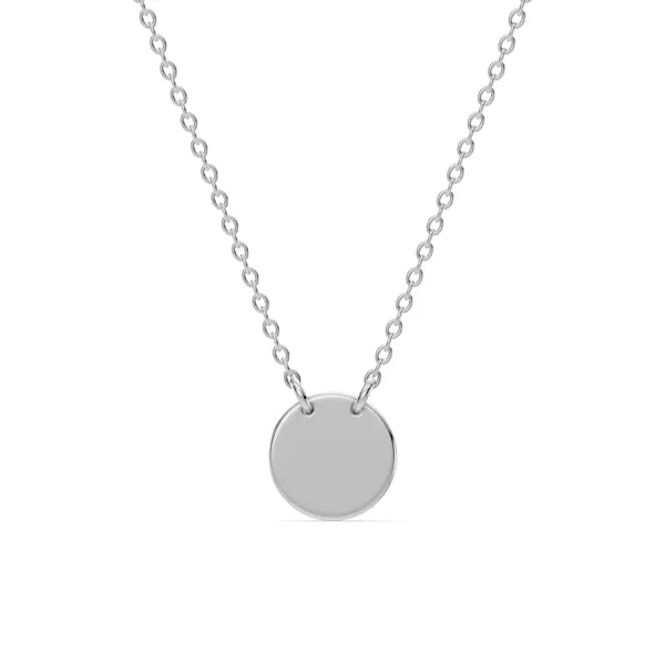 Engravable Disc Necklace