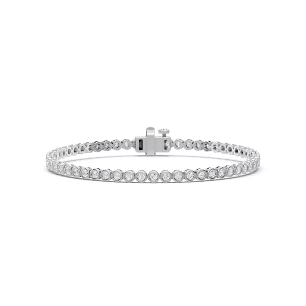 Bezel-Set Lab Diamond Tennis Bracelet (2 ct. tw.)