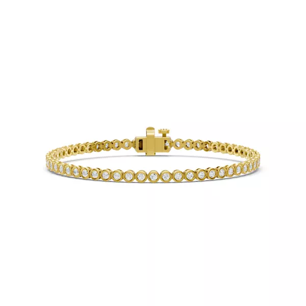 Bezel-Set Lab Diamond Tennis Bracelet (2 ct. tw.)