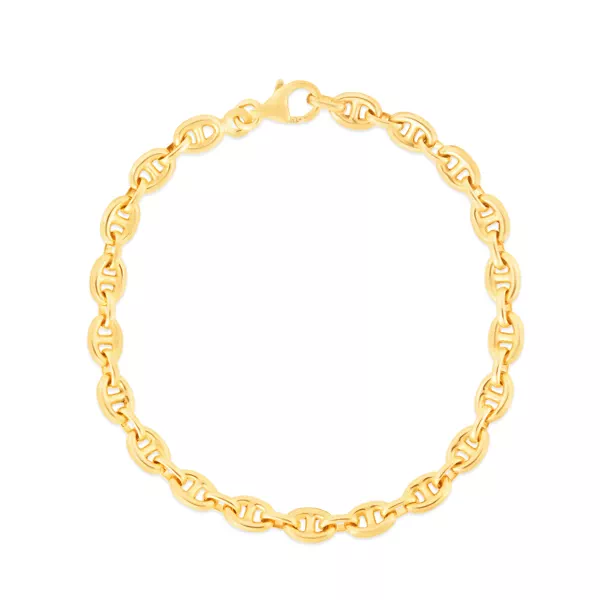 Puffed Mariner-Link Bracelet