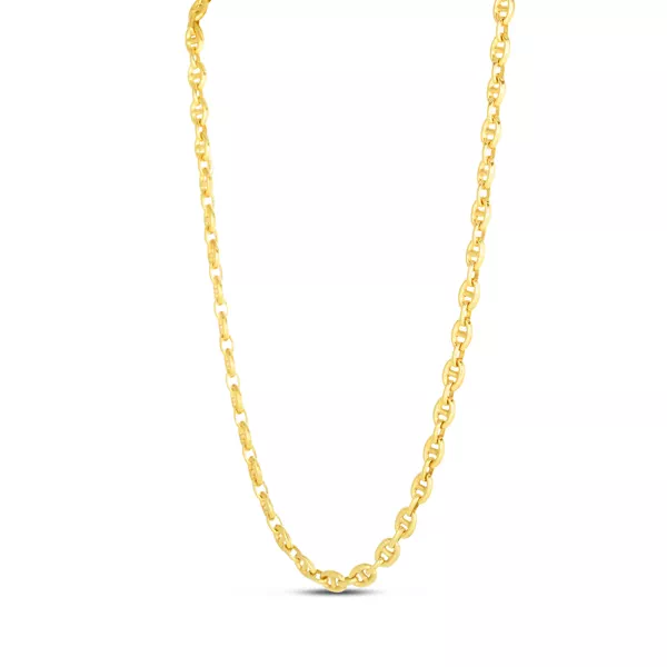 Puffed Mariner-Link Necklace