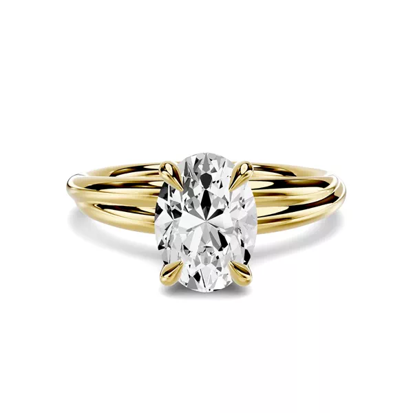 Avalon Crossover 1.00 ct. Oval Lab Engagement Ring