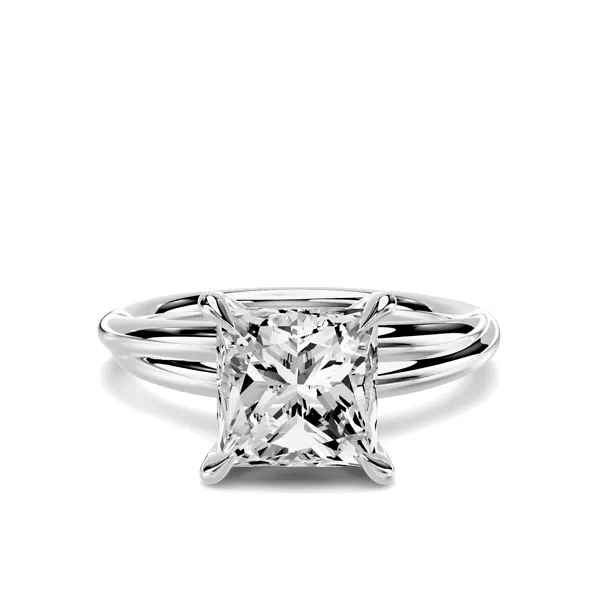 Avalon Crossover 2.00 ct. Princess-Cut Lab Engagement Ring