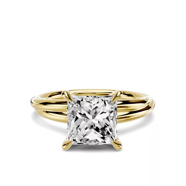 Avalon Crossover 2.00 ct. Princess-Cut Lab Engagement Ring