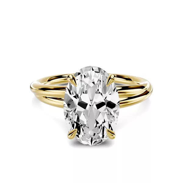Avalon Crossover 2.50 ct. Oval Lab Engagement Ring