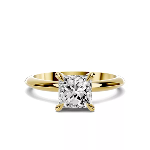 Serra Knife Edge 1.00 ct. Princess-Cut Lab Engagement Ring (2mm)