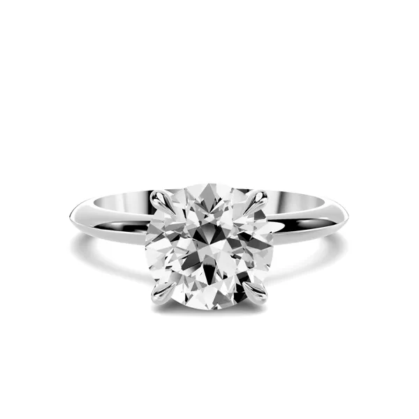 Serra Knife Edge 1.50 ct. Round Lab Engagement Ring (2mm)