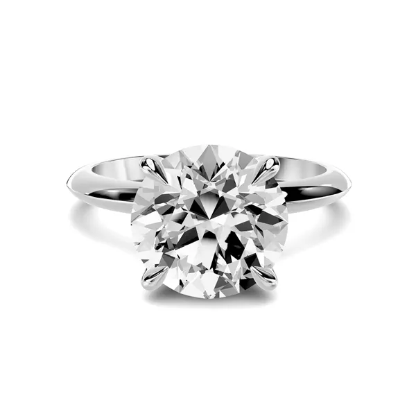 Serra Knife Edge 2.00 ct. Round Lab Engagement Ring (2mm)