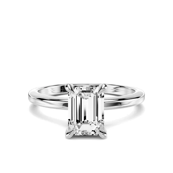 items Avalon Classic Solitaire 1.00 ct. Emerald-Cut Lab