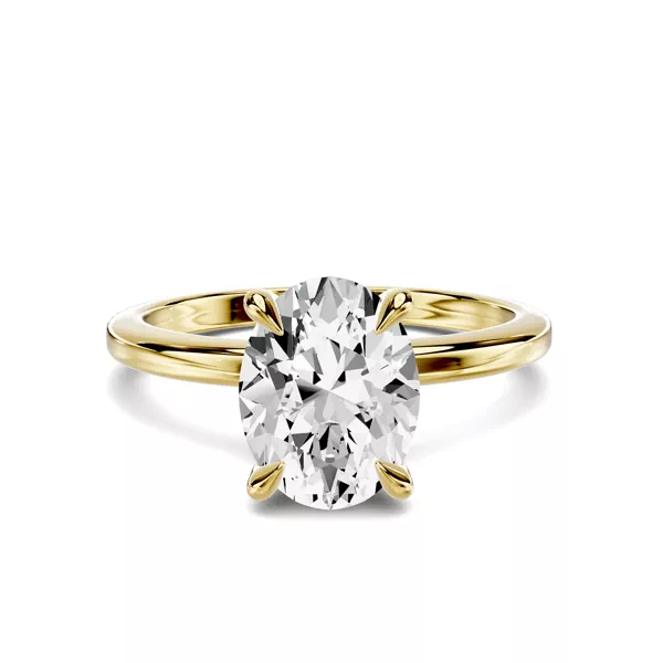 Avalon Classic Solitaire 1.50 ct. Oval Lab Engagement Ring