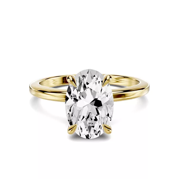 Avalon Classic Solitaire 2.00 ct. Oval Lab Engagement Ring