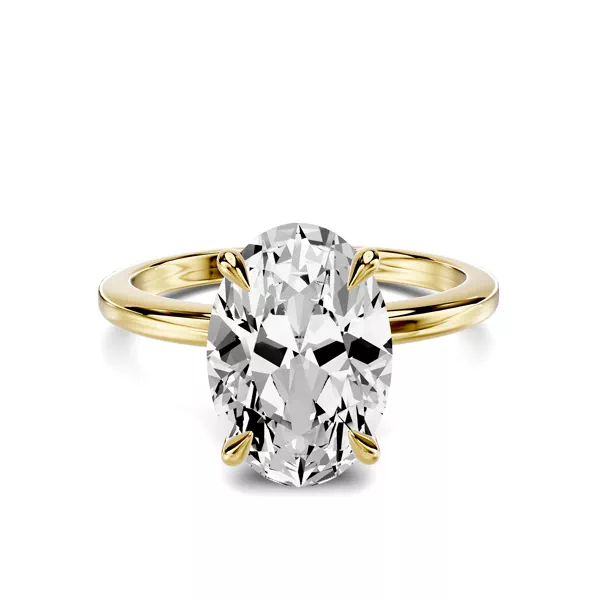 Avalon Classic Solitaire 2.50 ct. Oval Lab Engagement Ring