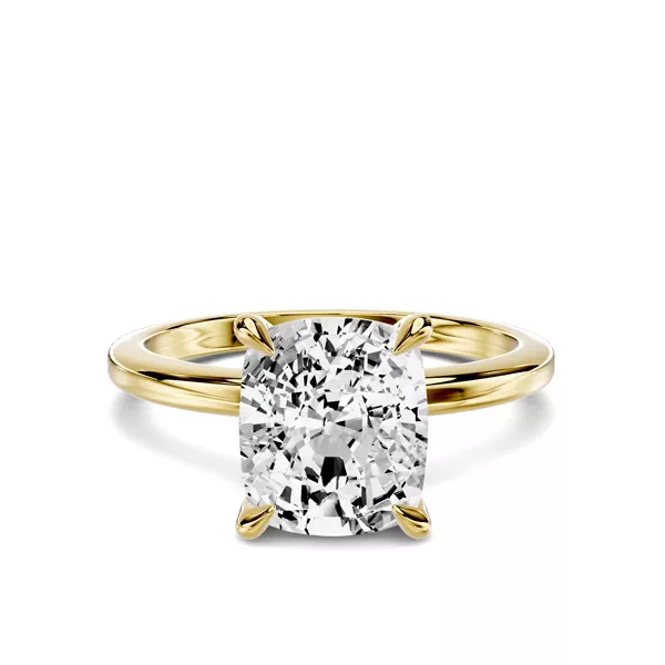 Avalon Classic Solitaire 3.00 ct. Elongated Cushion Lab Engagement Ring