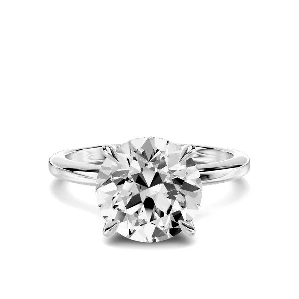 Avalon Classic Hidden Halo 2.50 ct. Round Lab Engagement Ring