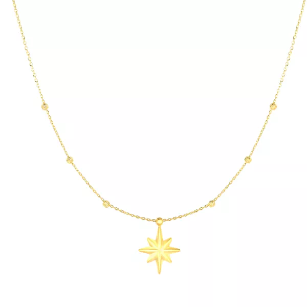 North Star Gold Necklace
