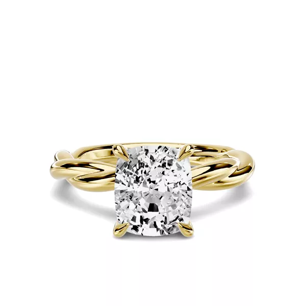 Riona Twist 2.00 ct. Elongated Cushion Lab Engagement Ring