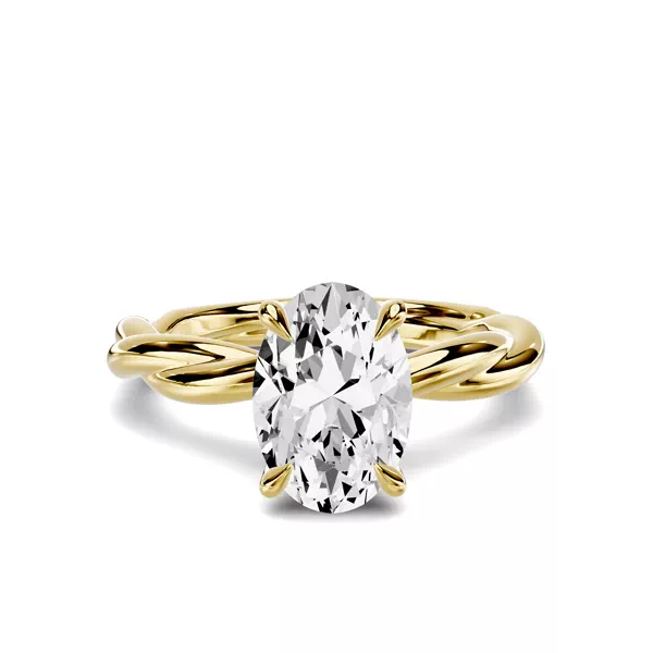 Riona Twist 2.00 ct. Oval Lab Engagement Ring