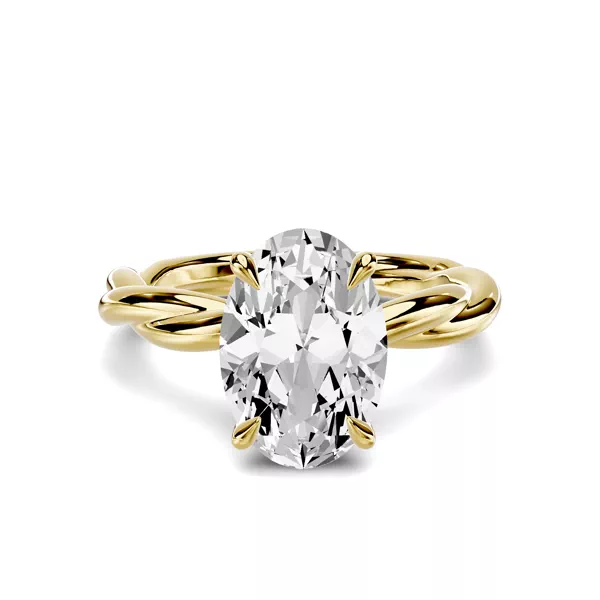 Riona Twist 3.00 ct. Oval Lab Engagement Ring