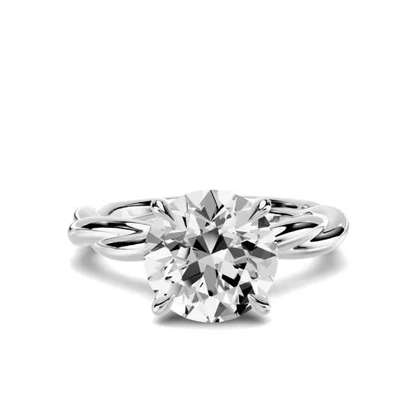Riona Twist 3.00 ct. Round Lab Engagement Ring
