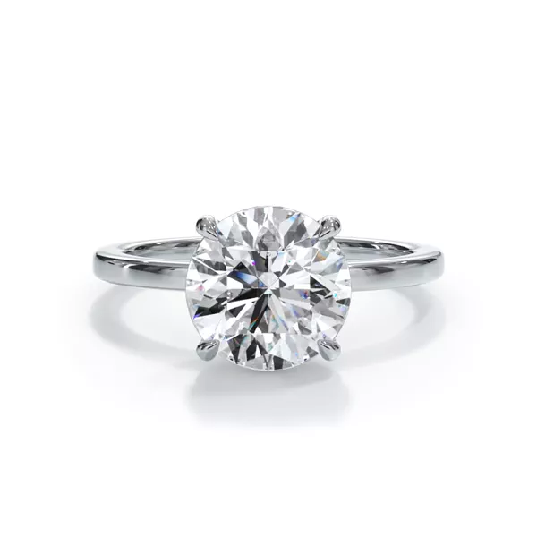 Bellora Hidden Halo 3.00 ct. Round Lab Engagement Ring