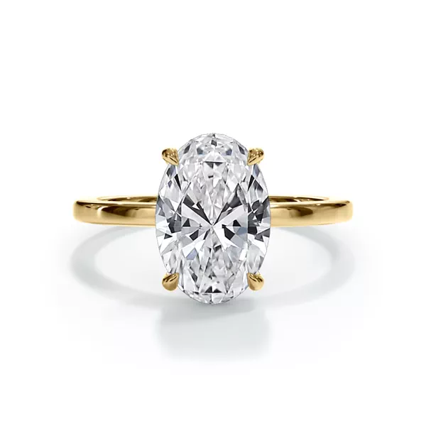 Bellora Hidden Halo 2.00 ct. Oval Lab Engagement Ring