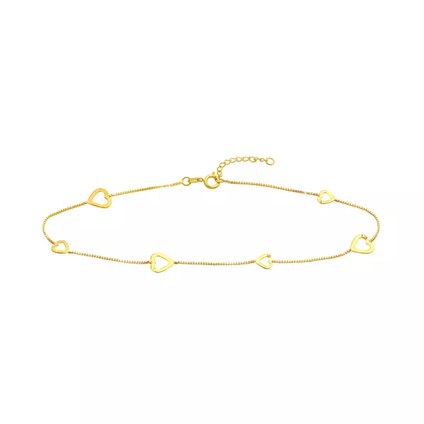 Open Heart Station Anklet