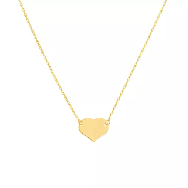 Mini Heart Gold Necklace