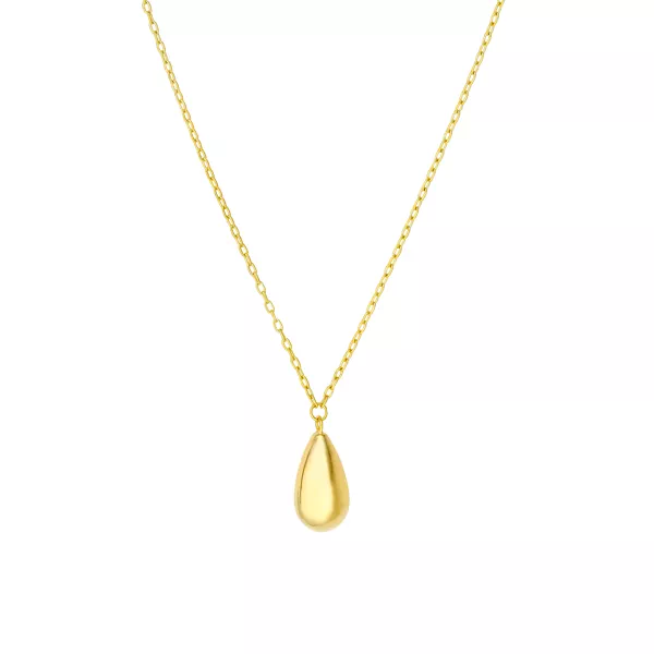 Teardrop Gold Necklace