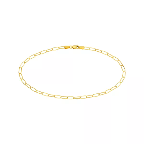 Paperclip Chain Anklet