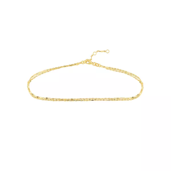 Dual Chain Anklet