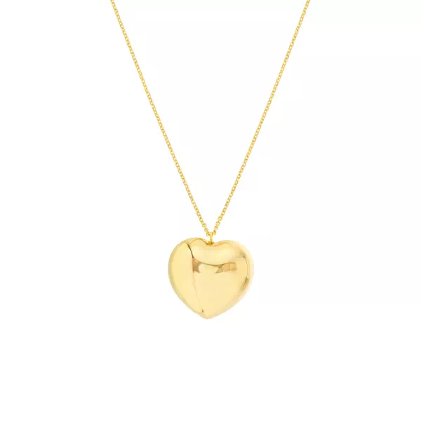 Bombe Heart Gold Necklace