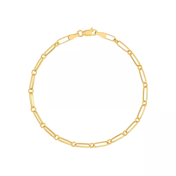 Paperclip Link Chain Bracelet