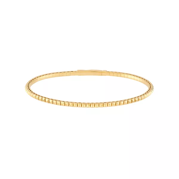 Pyramid Flex Gold Bangle
