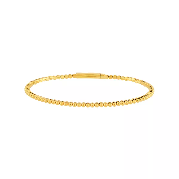 Bead Flex Gold Bangle