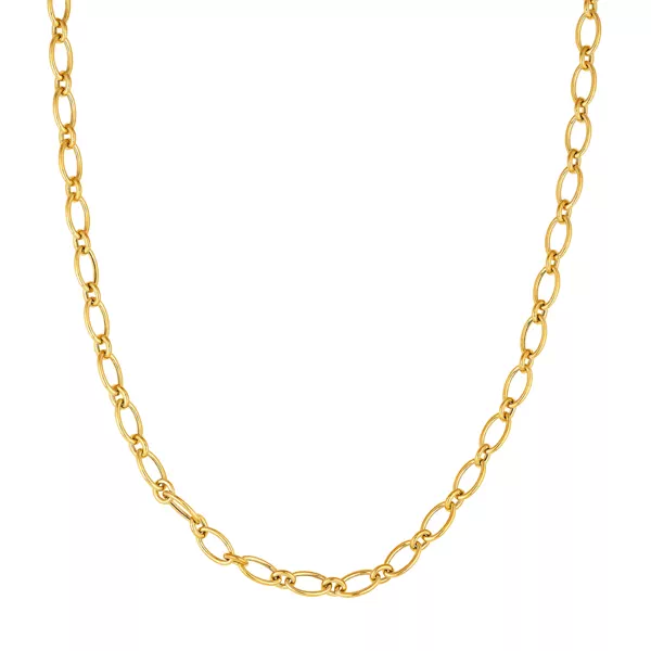 Oval Link Chain Necklace