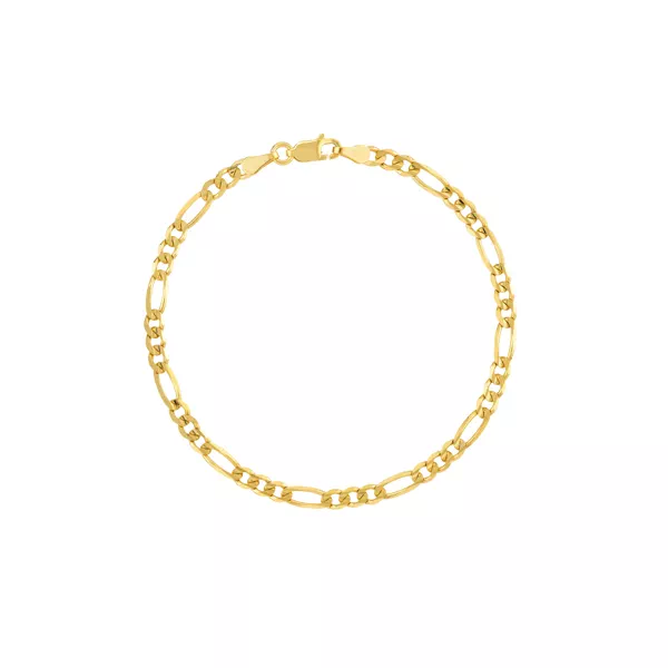 Figaro Gold Bracelet (3.9mm)