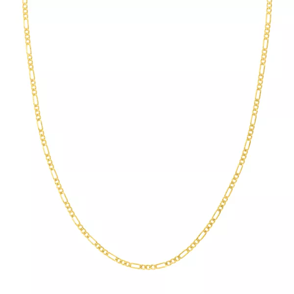 Figaro Gold Necklace (18 Inches)