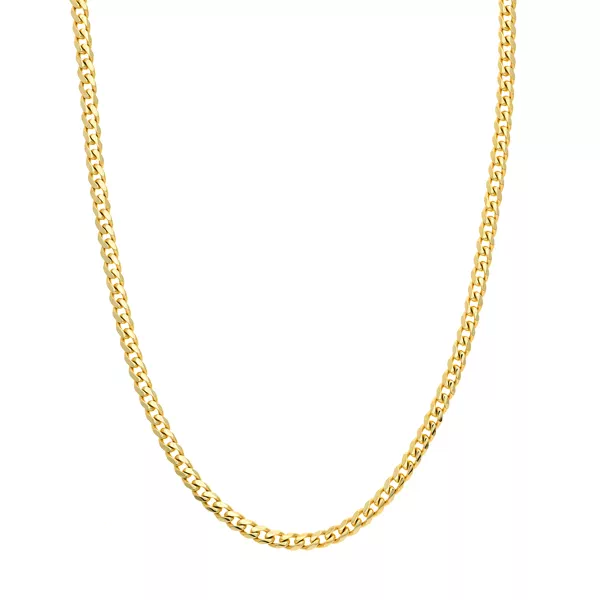 Cuban Chain Gold Necklace (22 Inches)